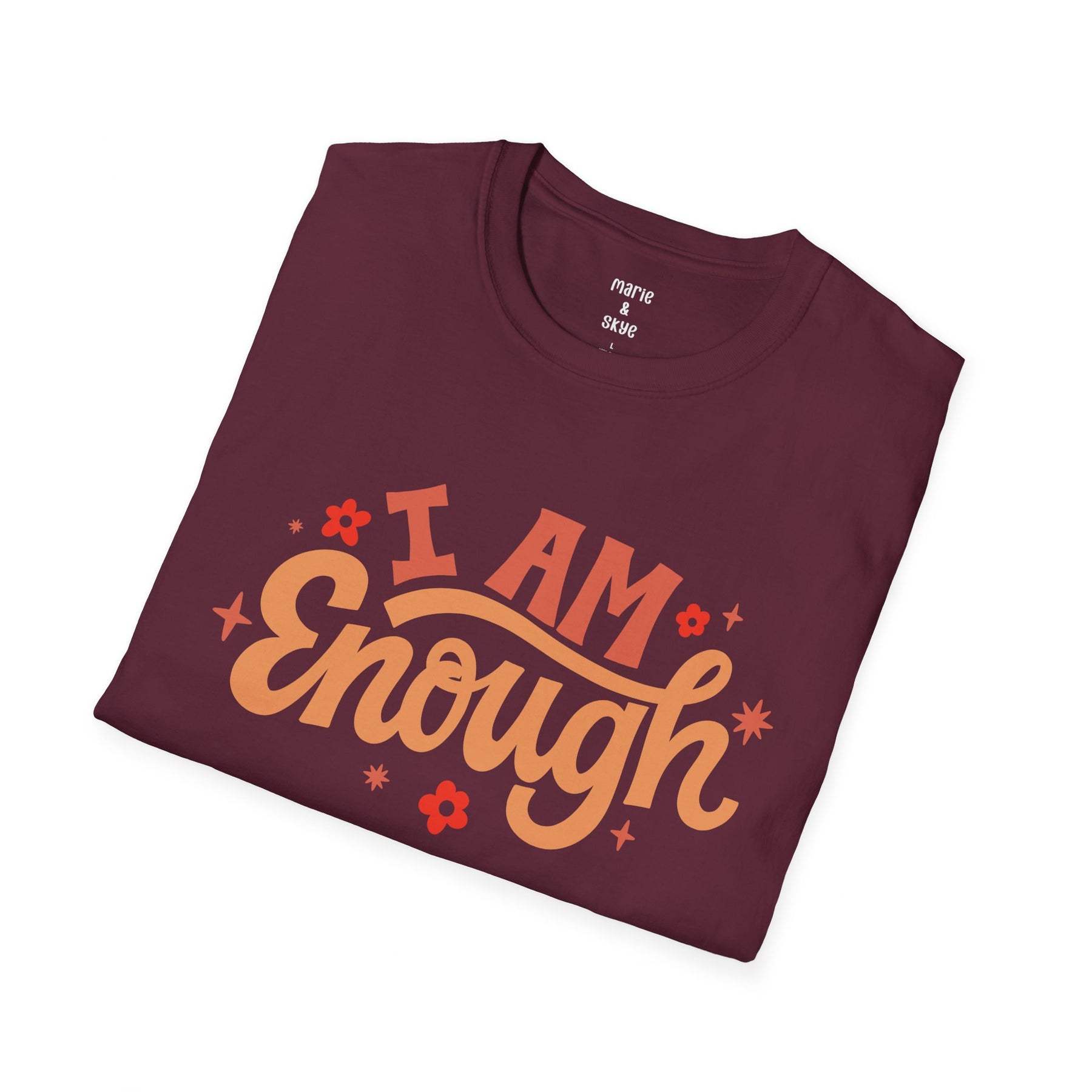 I Am Enough Shirt I Am Enough Meditation Shirt Thinking Of You Gift Self Love Club Words of Affirmation Self Esteem Best Selling Shirts