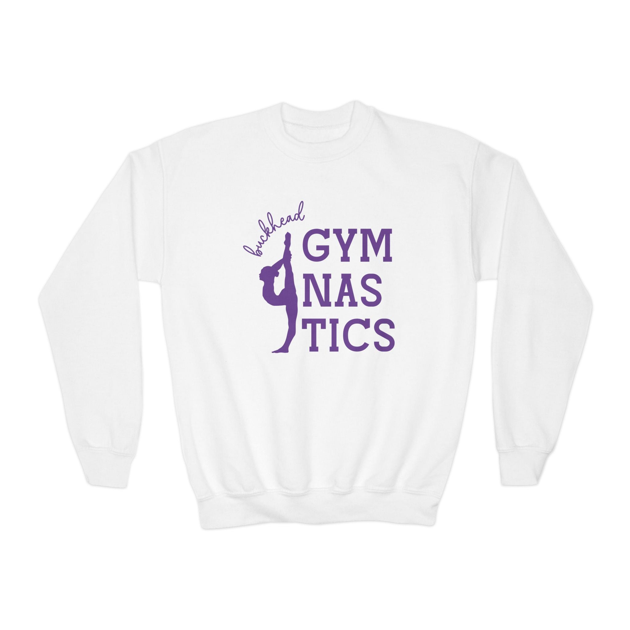 PREORDER: Cursive Buckhead Gymnastics Youth Crewneck