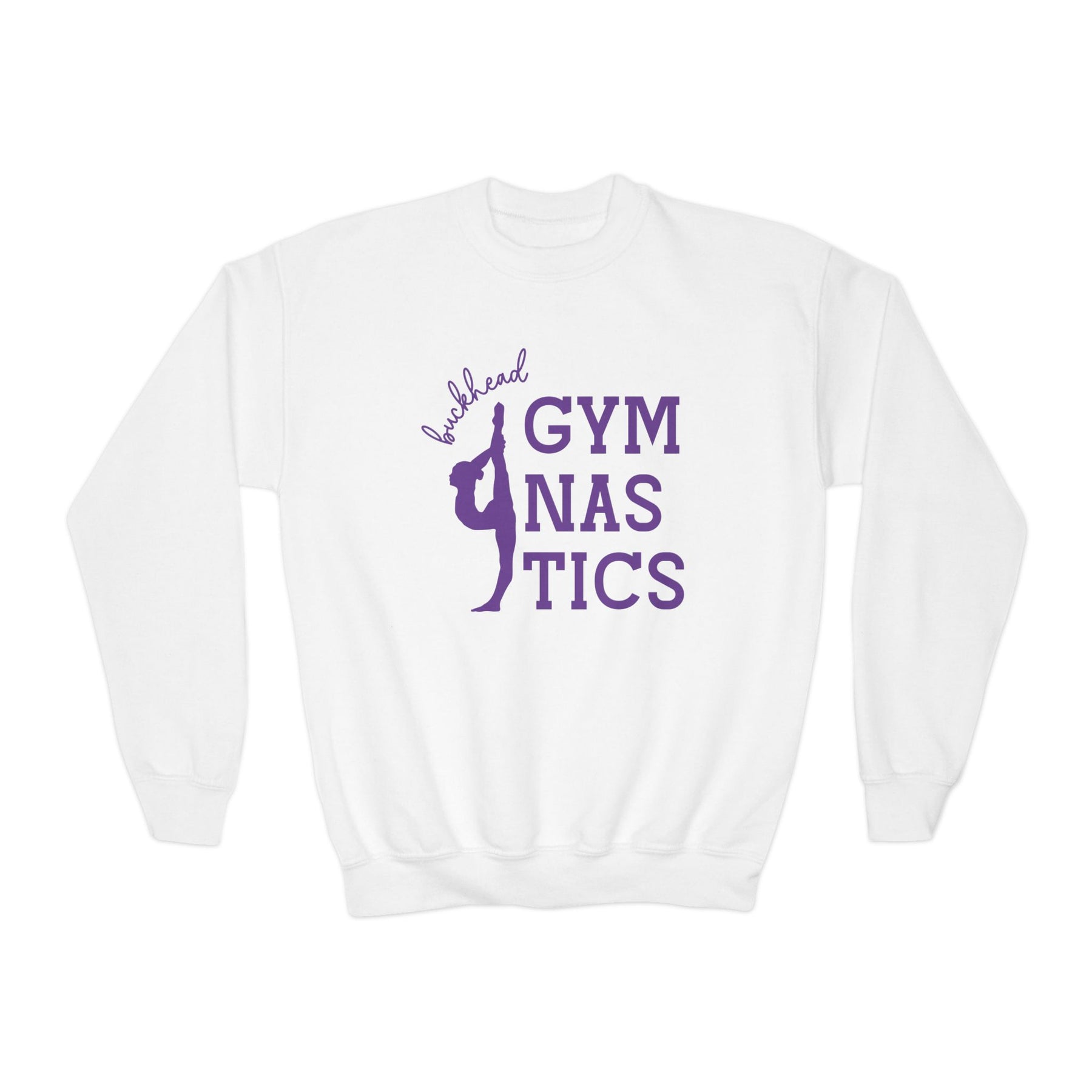 PREORDER: Cursive Buckhead Gymnastics Youth Crewneck