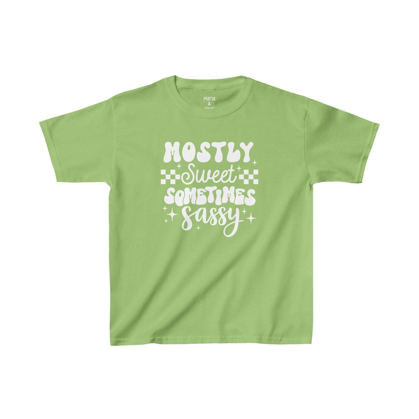 Mostly Sweet Sometimes Sassy Girls Shirt