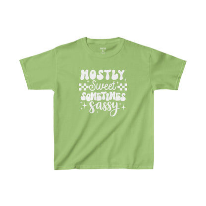 Mostly Sweet Sometimes Sassy Girls Shirt