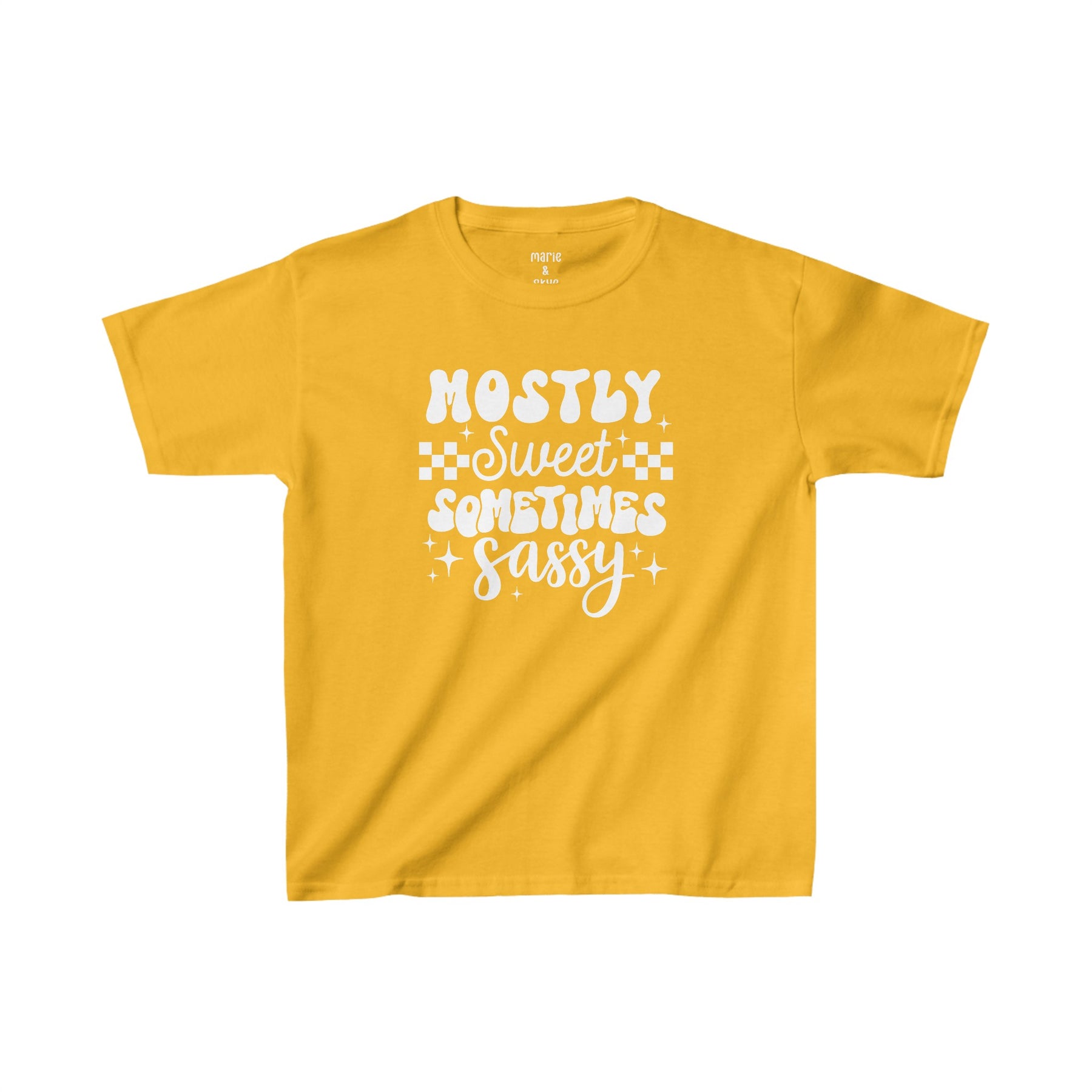 Mostly Sweet Sometimes Sassy Girls Shirt