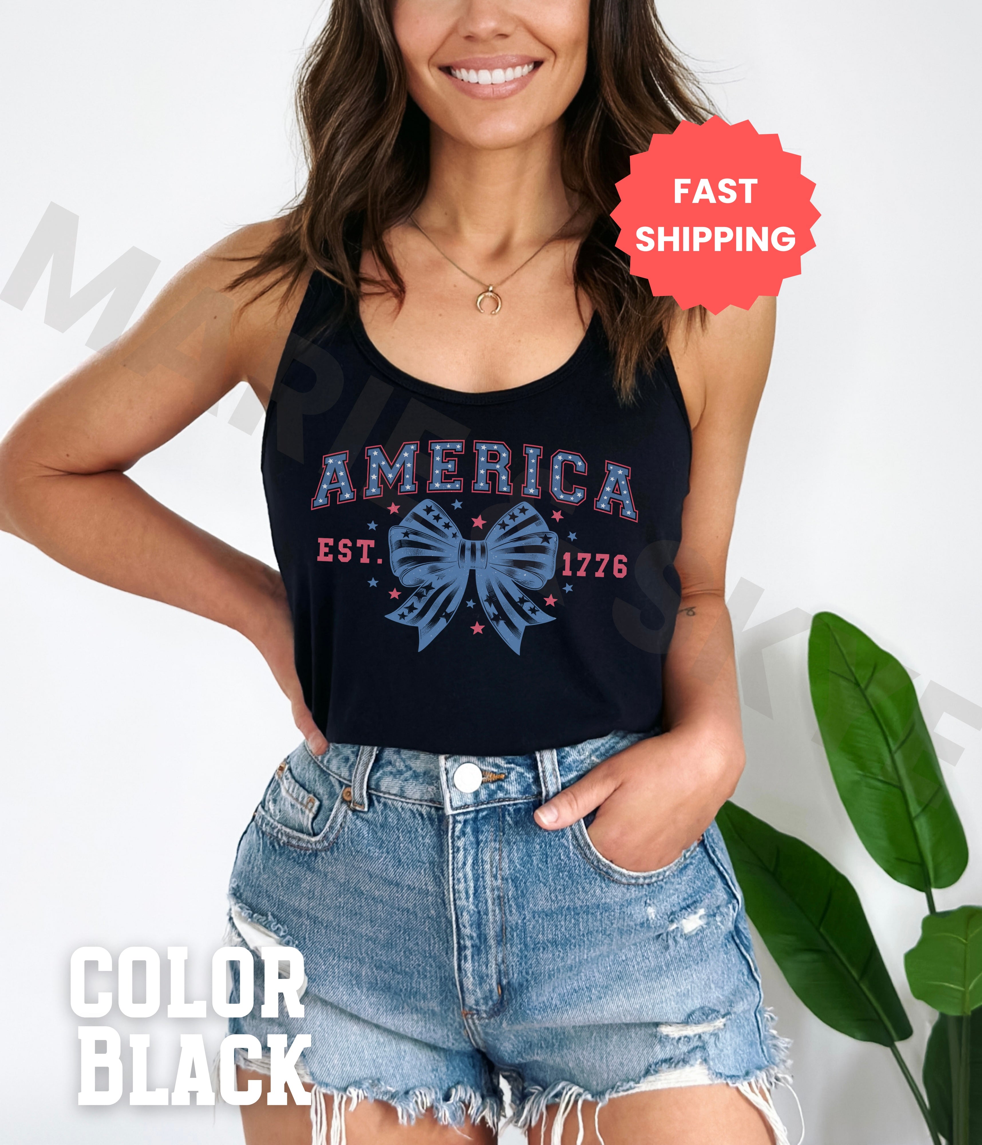 4th of July Tank Top