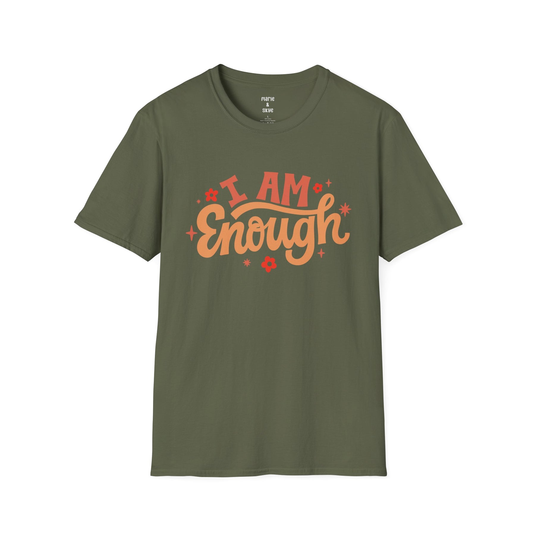 I Am Enough Shirt I Am Enough Meditation Shirt Thinking Of You Gift Self Love Club Words of Affirmation Self Esteem Best Selling Shirts