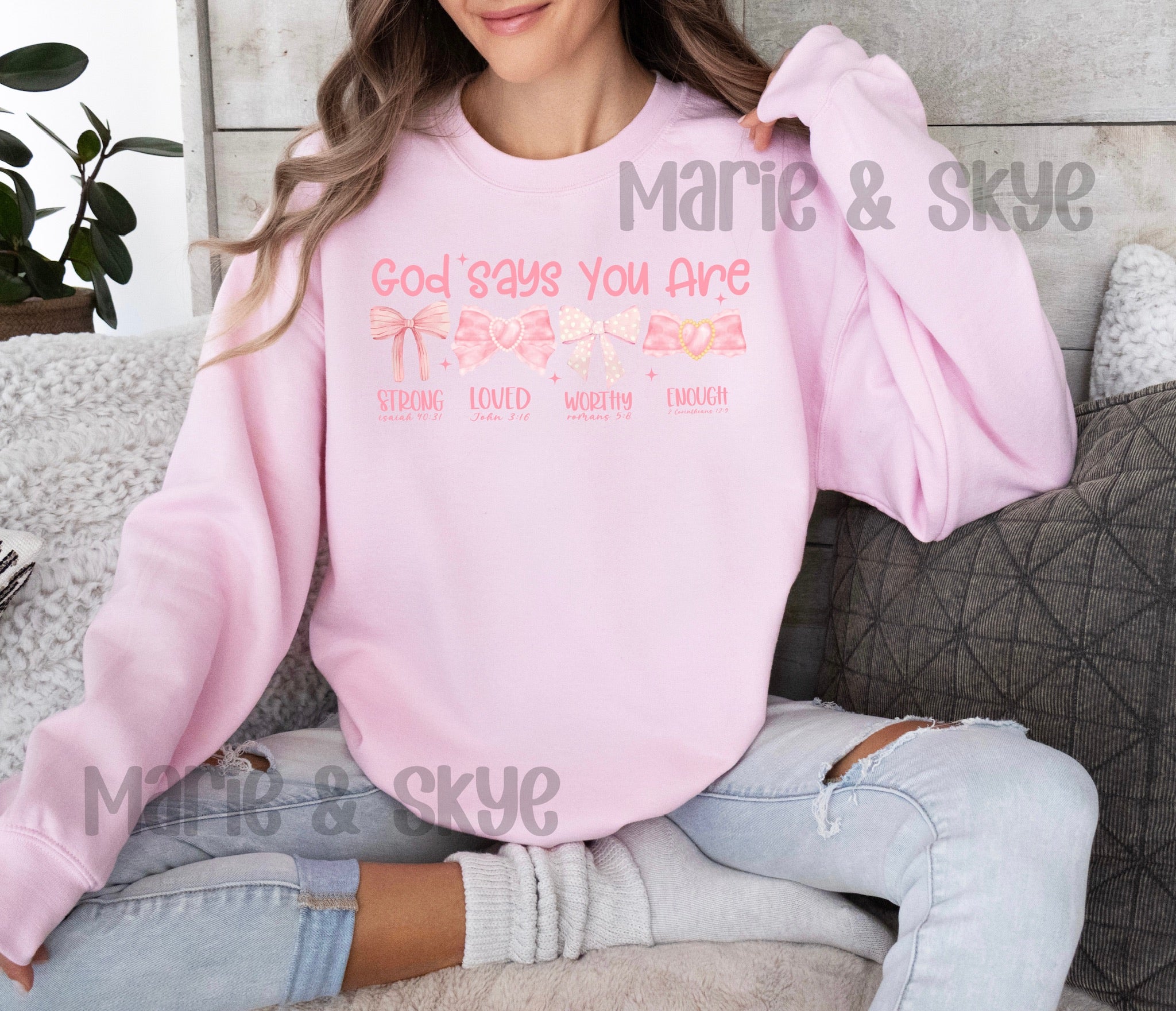 God Says You Are Coquette Sweatshirt