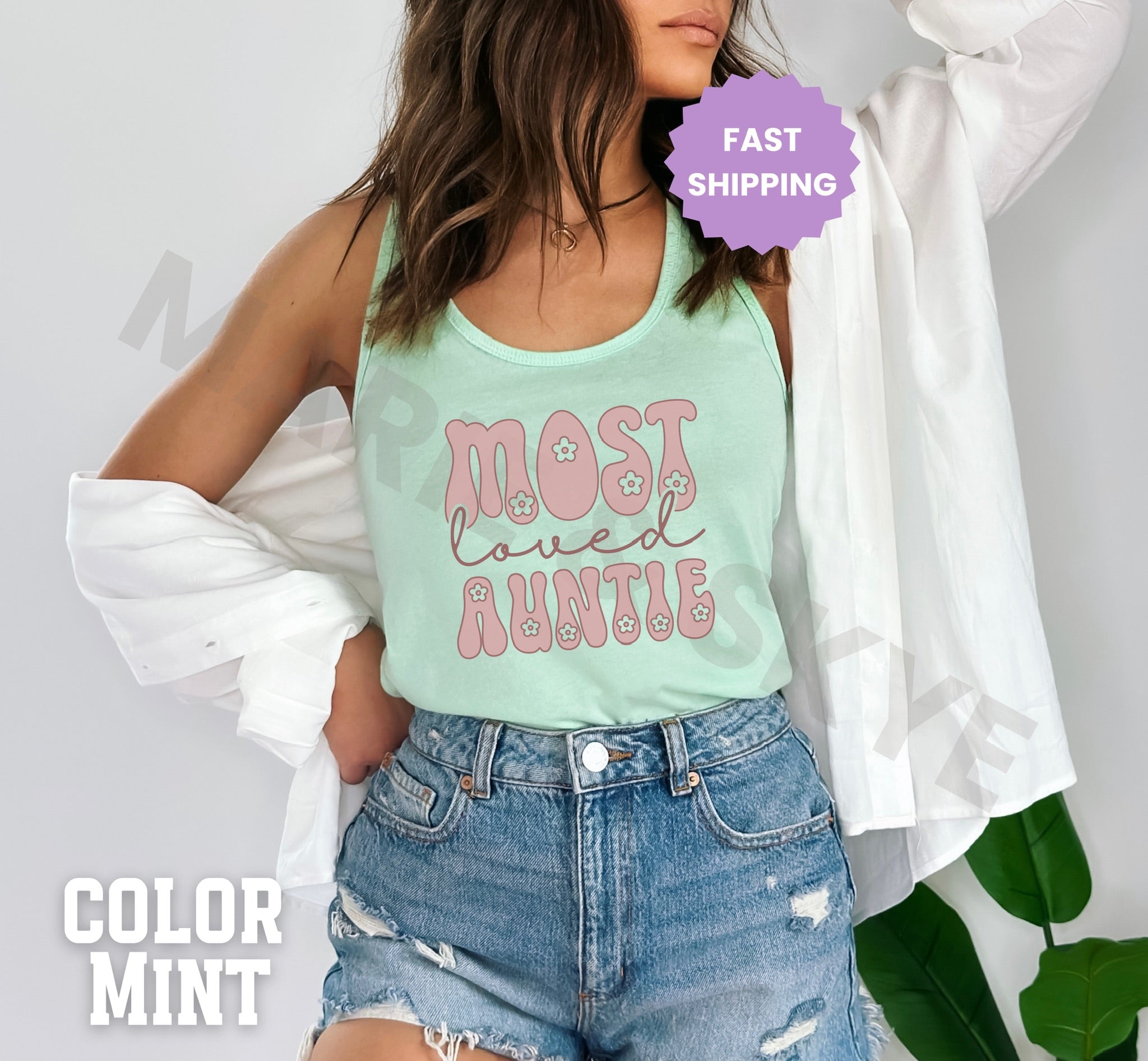 Most Loved Auntie Tank Top