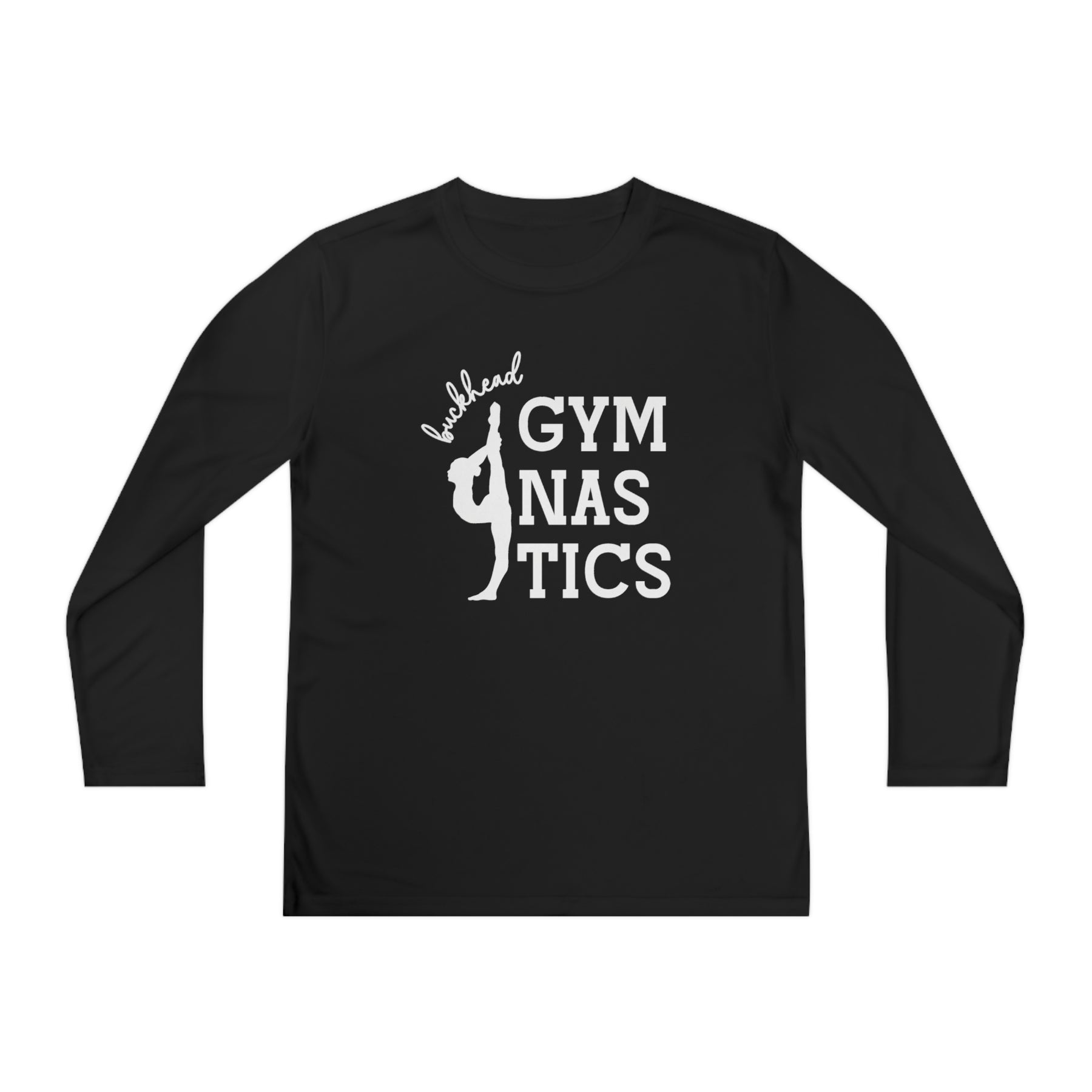 PREORDER: Cursive Buckhead Gymnastics Youth Long Sleeve Shirt