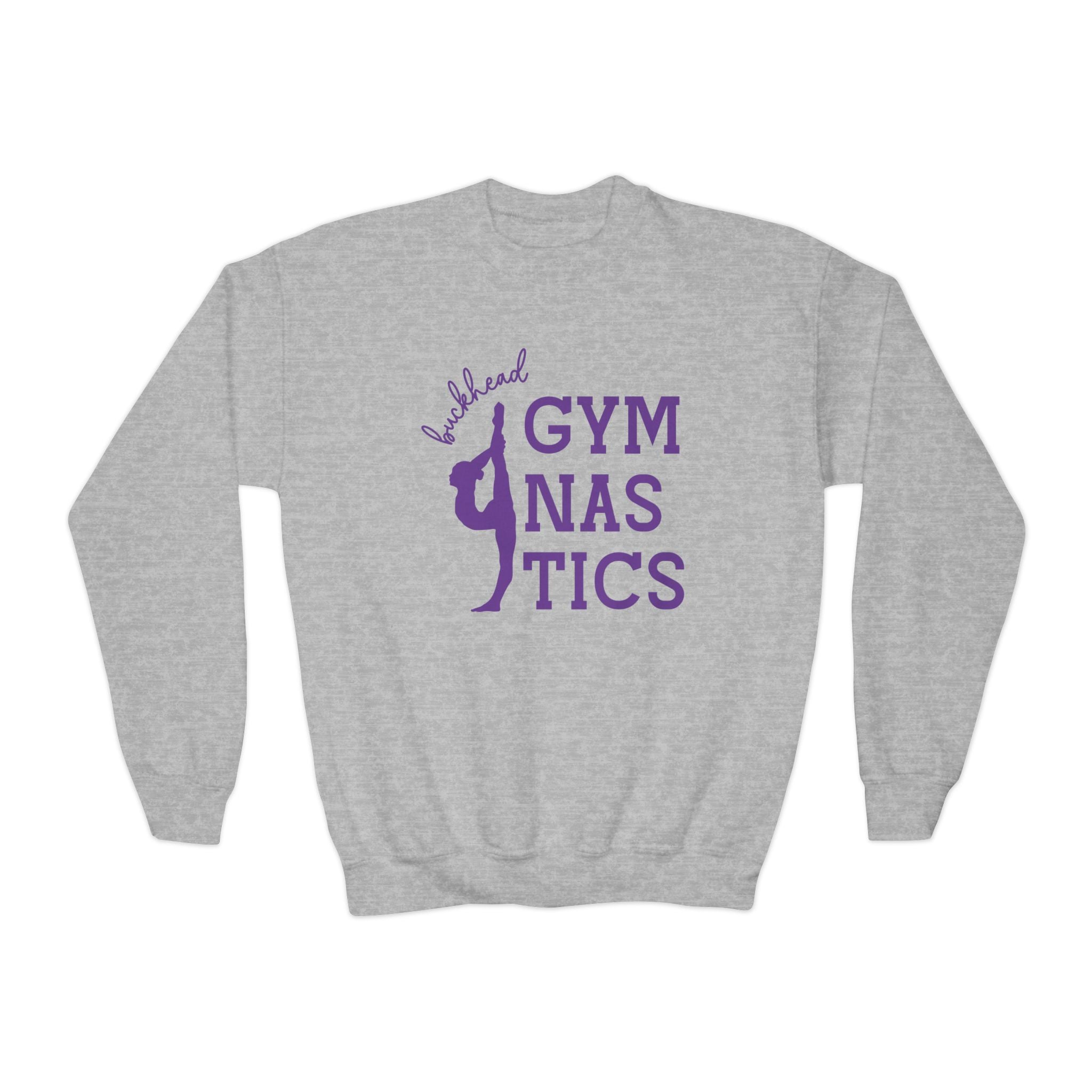 PREORDER: Cursive Buckhead Gymnastics Youth Crewneck