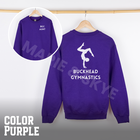 PREORDER: BGC Aunt - Buckhead Gymnastics Adult Crewneck