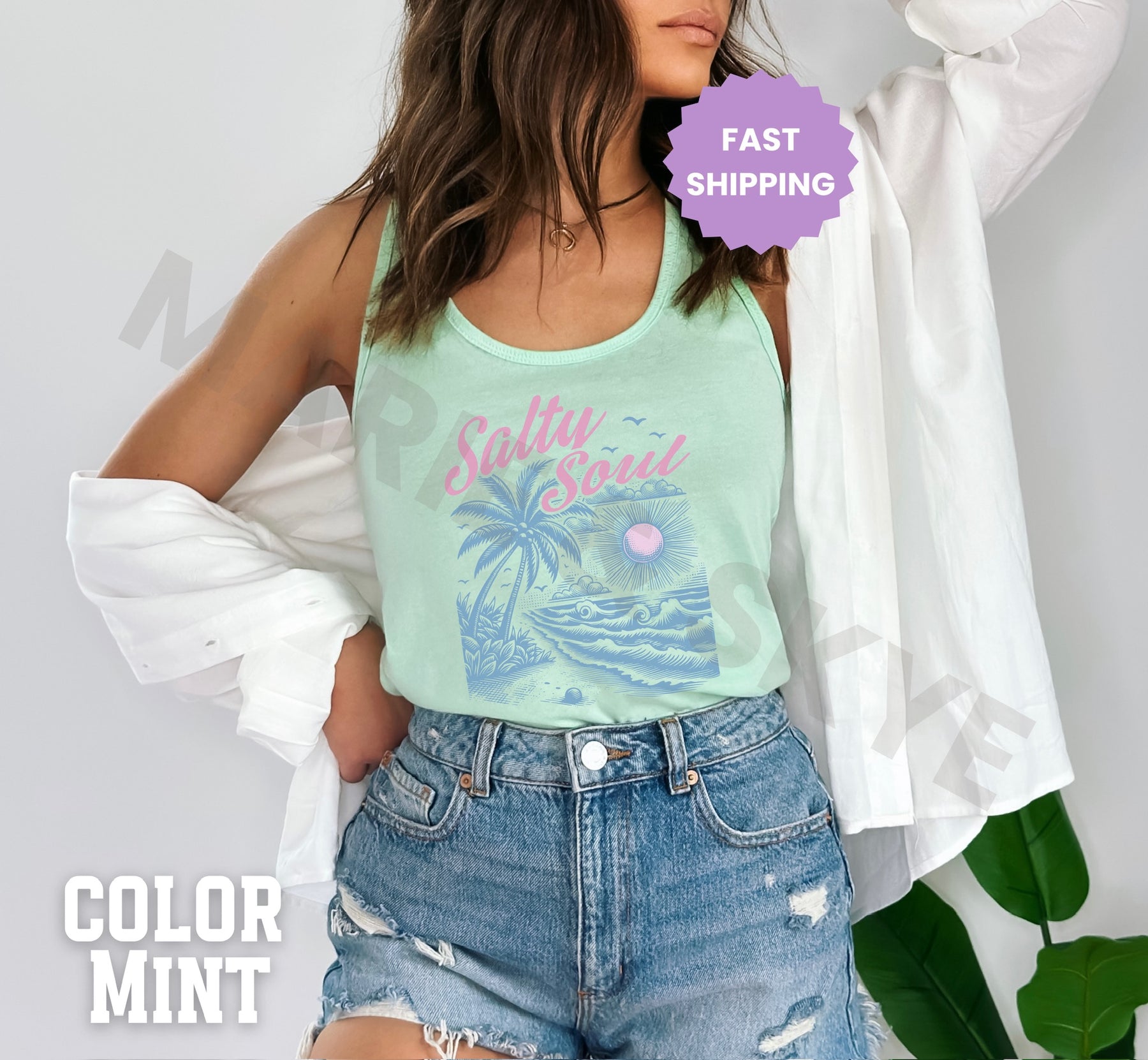 Salty Soul Beach Tank Top