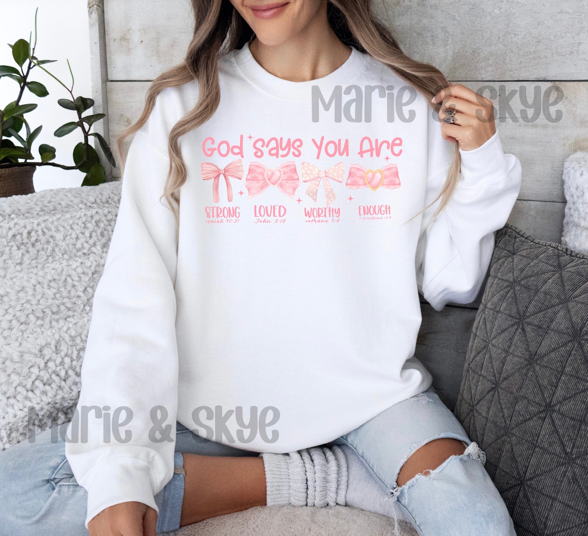 God Says You Are Coquette Sweatshirt