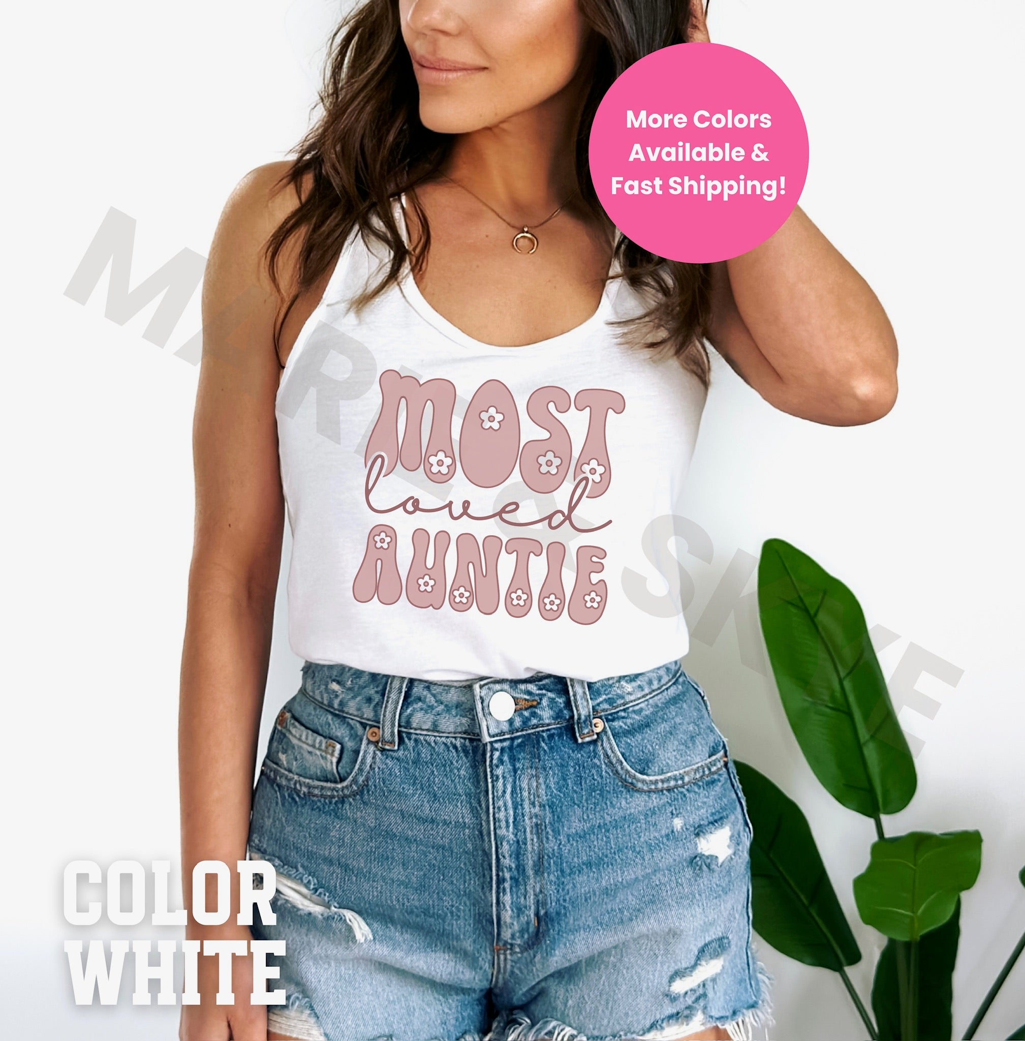 Most Loved Auntie Tank Top