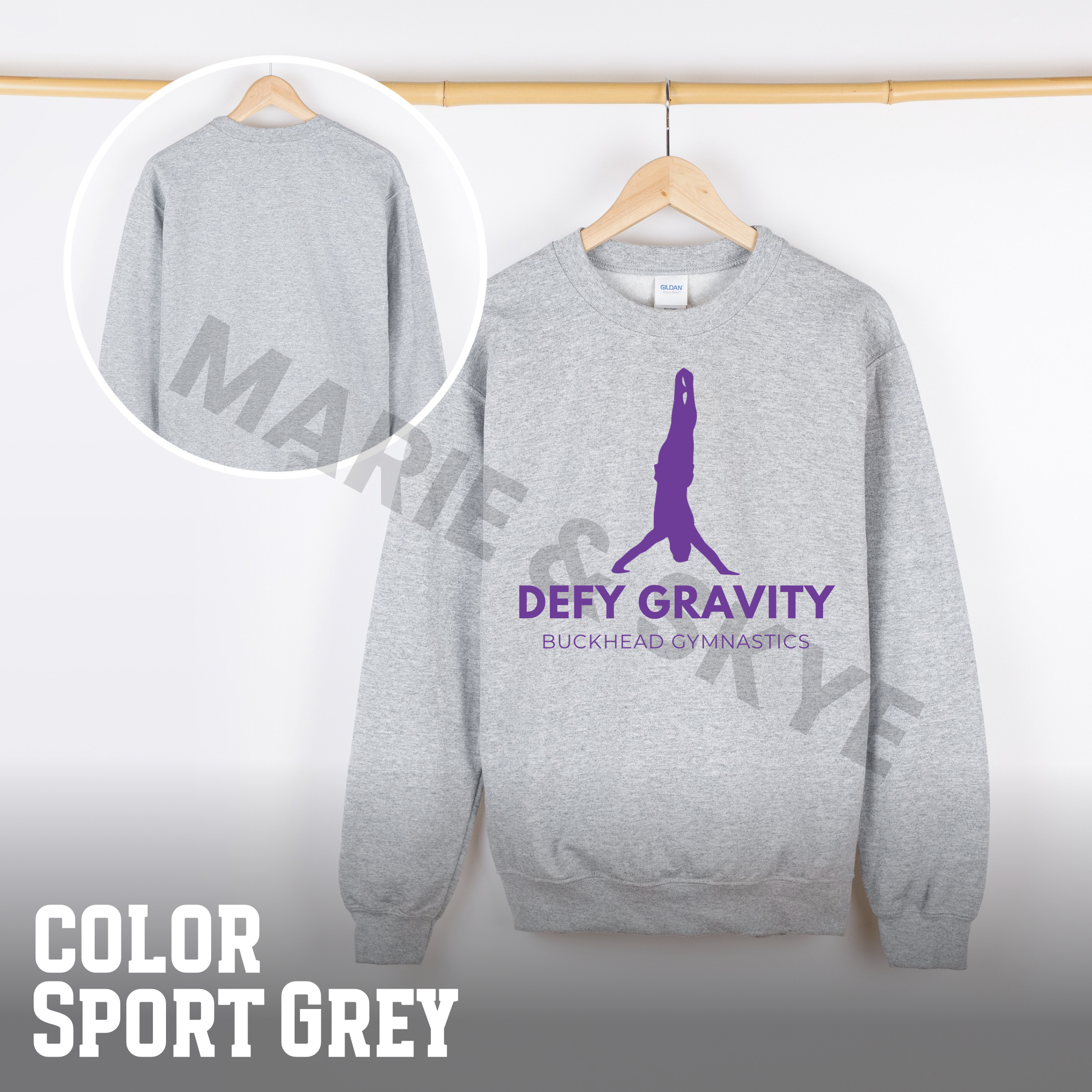 PREORDER: Defy Gravity - Buckhead Gymnastics Adult Crewneck