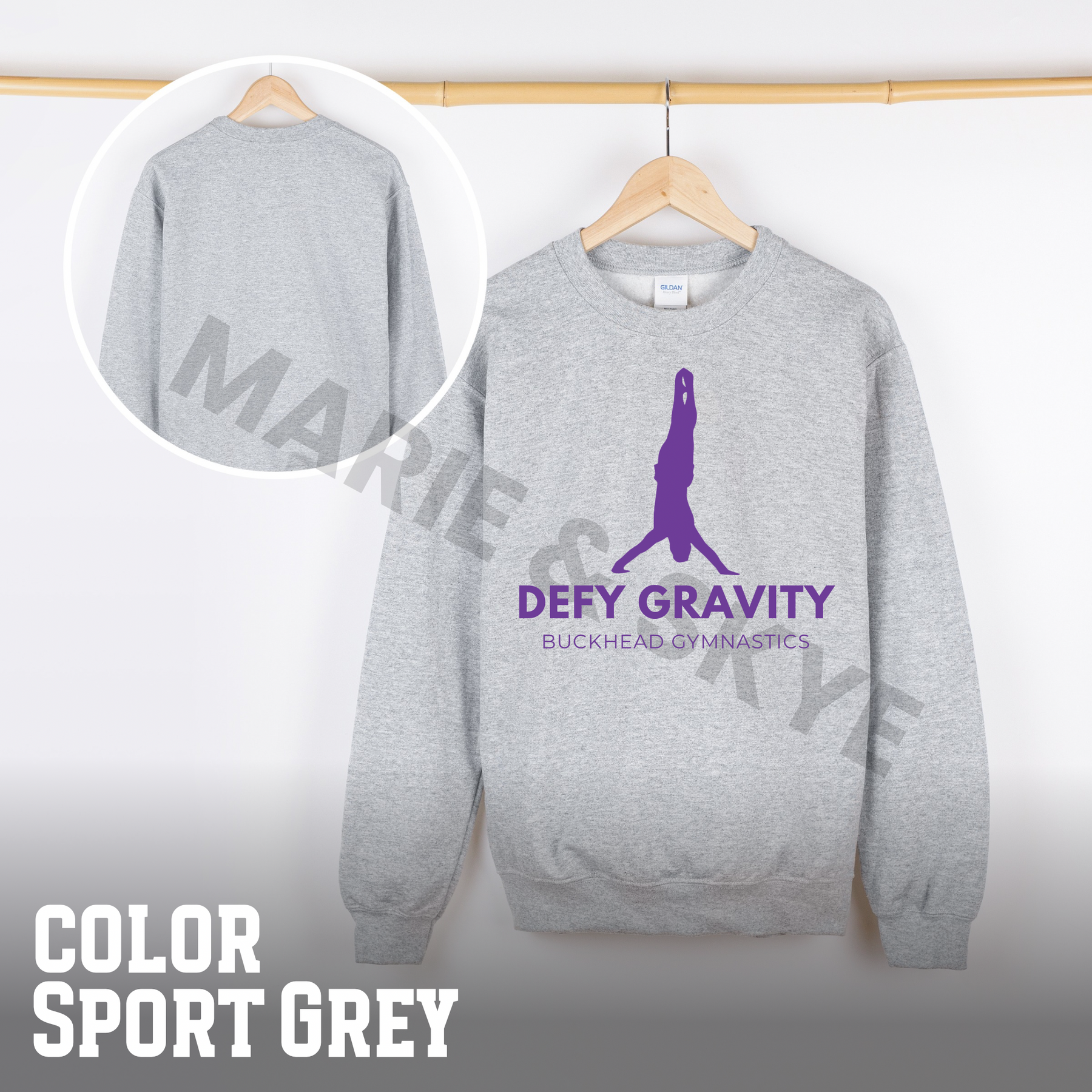 PREORDER: Defy Gravity - Buckhead Gymnastics Adult Crewneck